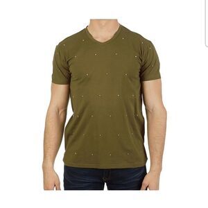 Xray olive tshirt with skulls